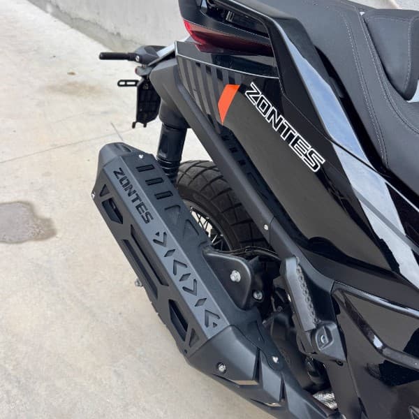 Stainless Steel Heat Shield Exhaust Pipe Guard for 26 Models Zontes 368G Modified Motorcycle