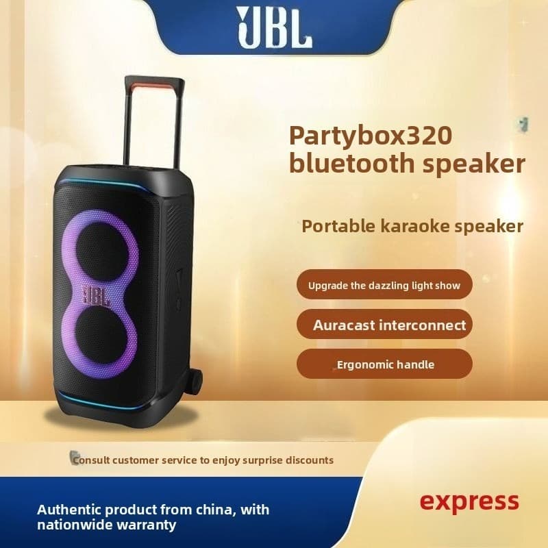 Applicable JBL PARTYBOX 320 Portable Outdoor Party Speaker