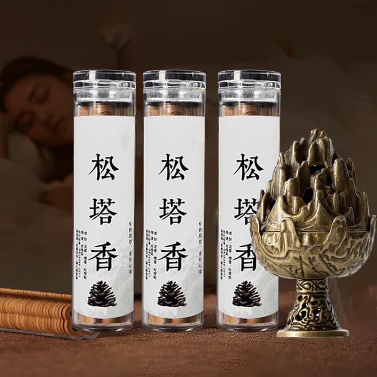 Pear and Agarwood Cloud Incense for Sleep, Sandalwood Incense, Agarwood Coil Incense, Long-lasting Home Incense Burner