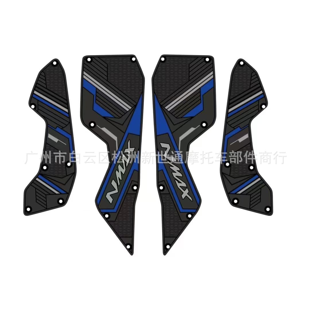 Footboard Rubber for YAMAHA NMAX155, Motorcycle Modification Parts Anti-Slip Footrest Mat
