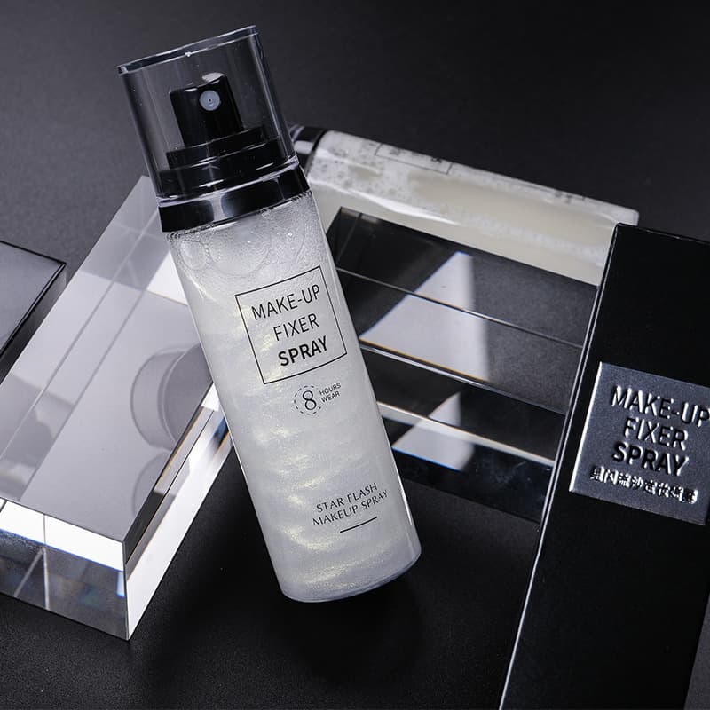 Hanlun Meiyu Star Shimmer Setting Spray Waterproof Sweatproof Long-lasting Hydrating Makeup Setting Spray