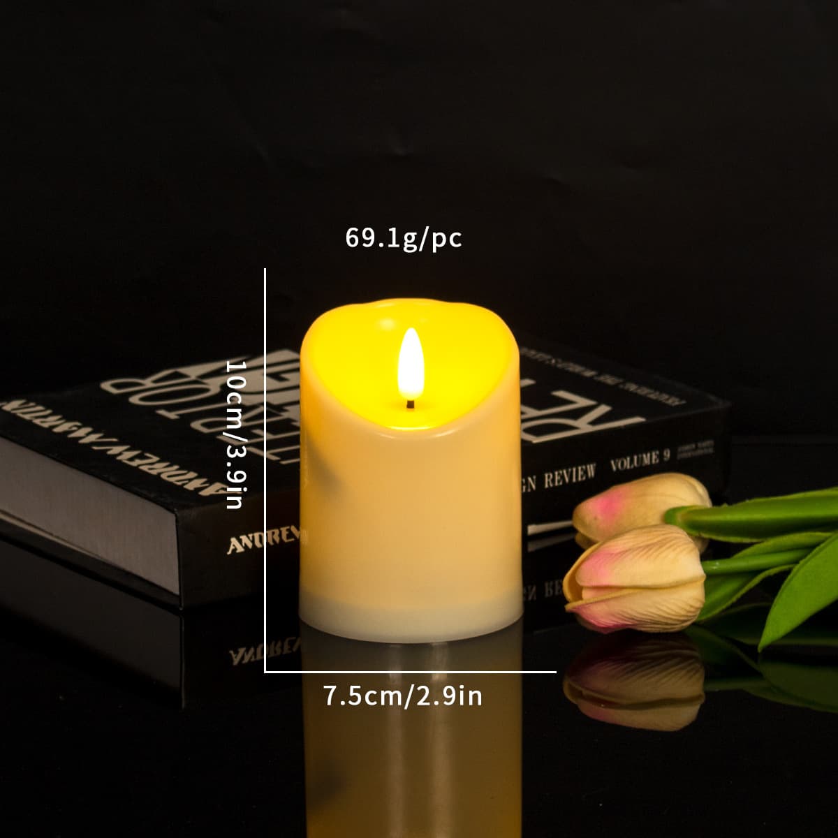 Cross-Border Best-Selling Electronic Candle, Simulated Candle for Birthday, Romantic Confession, Stage, Wedding Decoration, and Mystery Game Candle Light