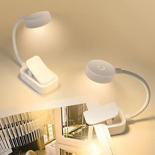Cross-border Bestseller Learning Desk Lamp LED Rechargeable Clip-on Book Light Student Reading Lamp Gift USB Eye-Caring Desk Lamp Reading
