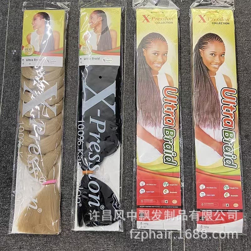 High Temperature Ultra Braid Expression Hair African Dreadlock Extension Large Braid 165g