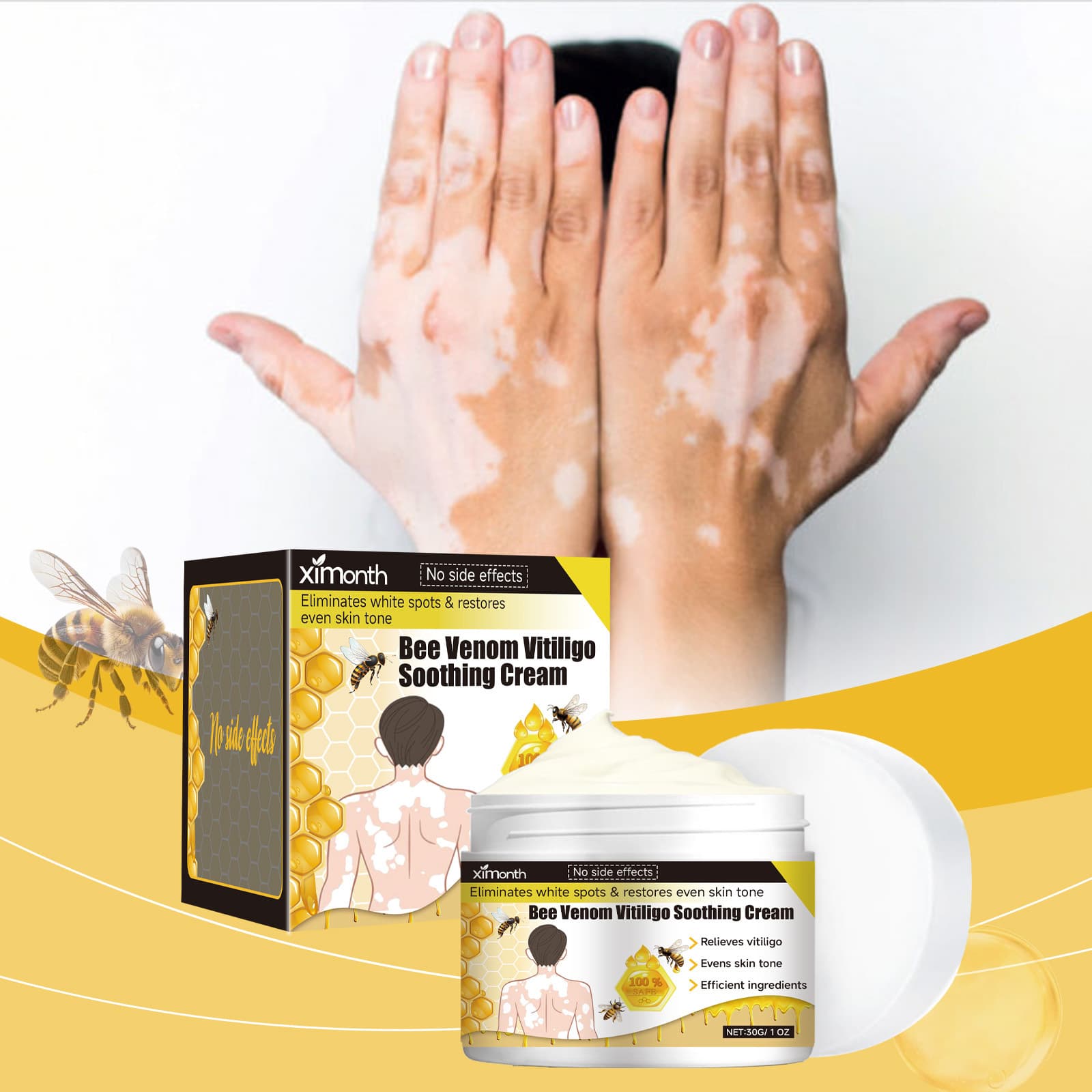XIMONTH Skin Repair Cream Gentle Moisturizing for Hands, Feet, and Body, Easily Absorbed