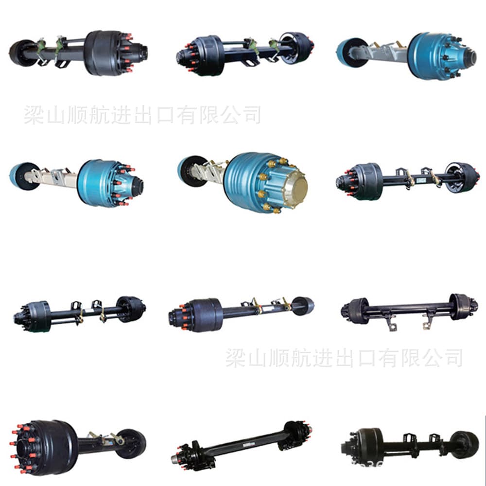 Shandong Trailer Axle Manufacturer, Accepting Export Orders, 13-Ton American and German Axles, 16-Ton Trailer Axles