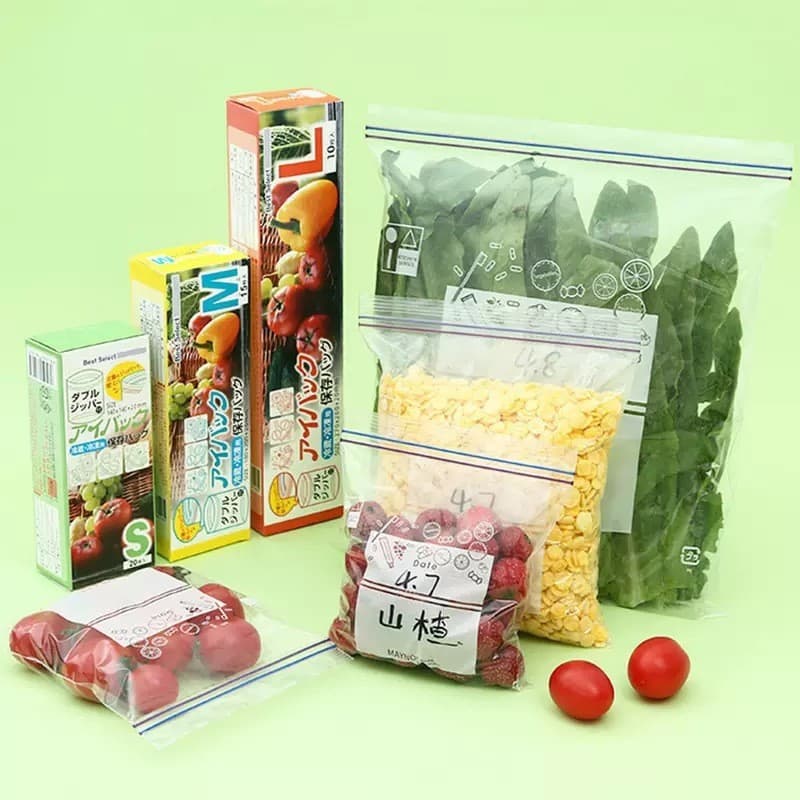 Food-grade resealable bags, plastic self-sealing bags, household freezer storage bags, sealing bags