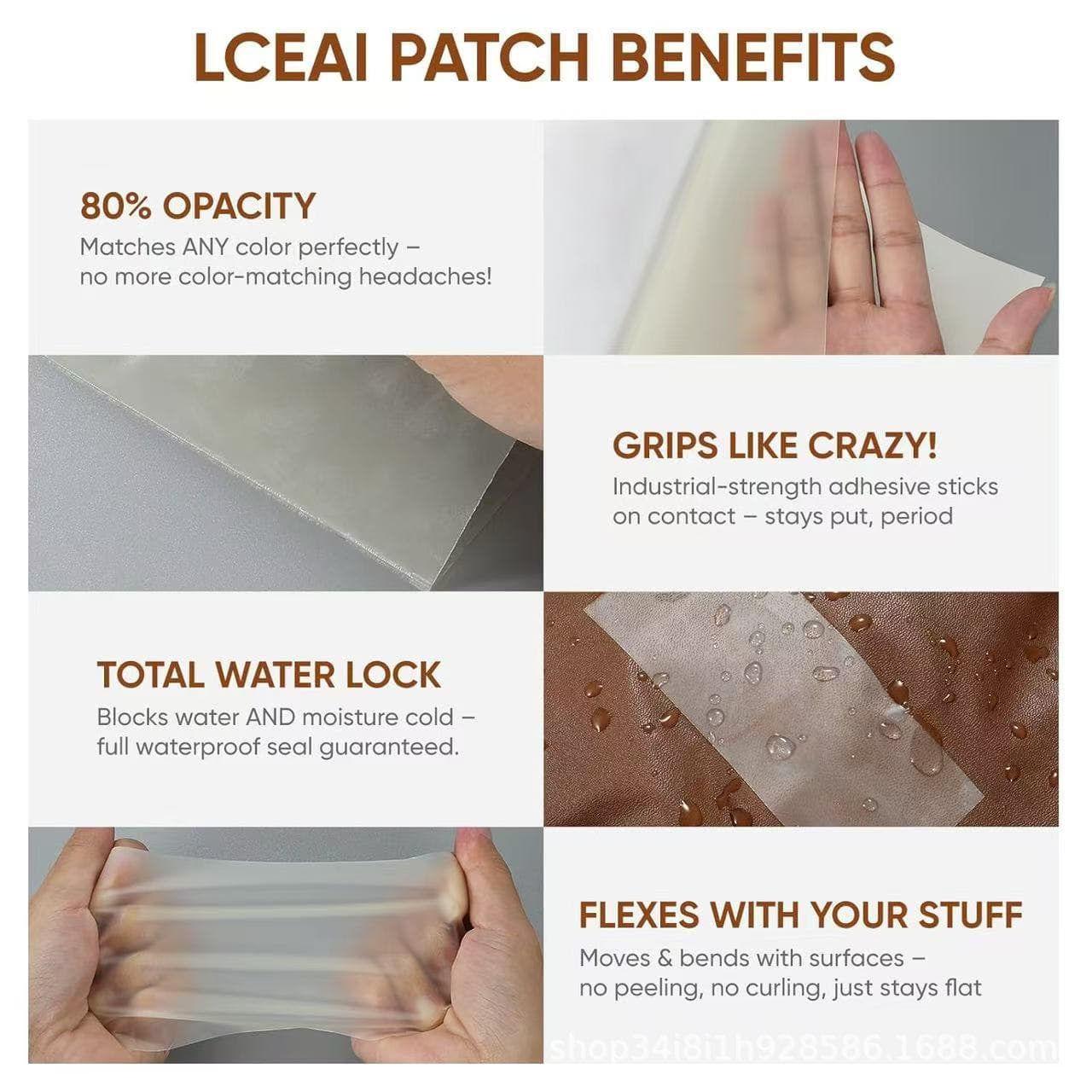 TPU Transparent Repair Patch Self-Adhesive for Inflatable Pool, Swim Ring, Hole Waterproof Leak Patch, Sofa, Tent Single-Sided Tape