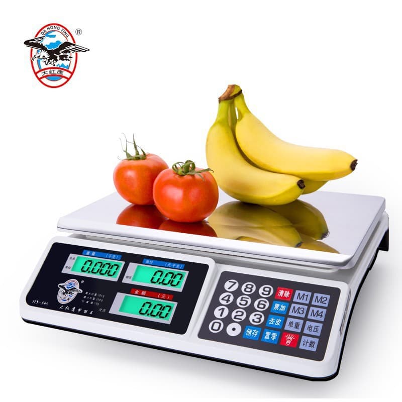 Commercial 30kg Household Precision Weighing Scale Electronic Platform Scale for Selling Vegetables and Fruits Electronic Pricing Scale Wholesale