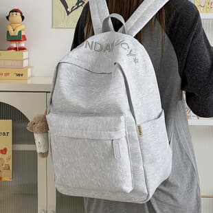 Korean Academic Style School Bag for Middle School Girls Ins Niche High Appearance Backpack High School Students Lightweight Travel Double Shoulder Bag