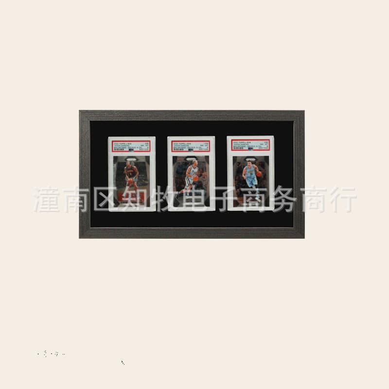 My Little Pony PTCG Pokémon PSA Grading Card Brick Frame BGS Star Card Three-Slot Photo Frame Wood Mounting Frame Card Wall