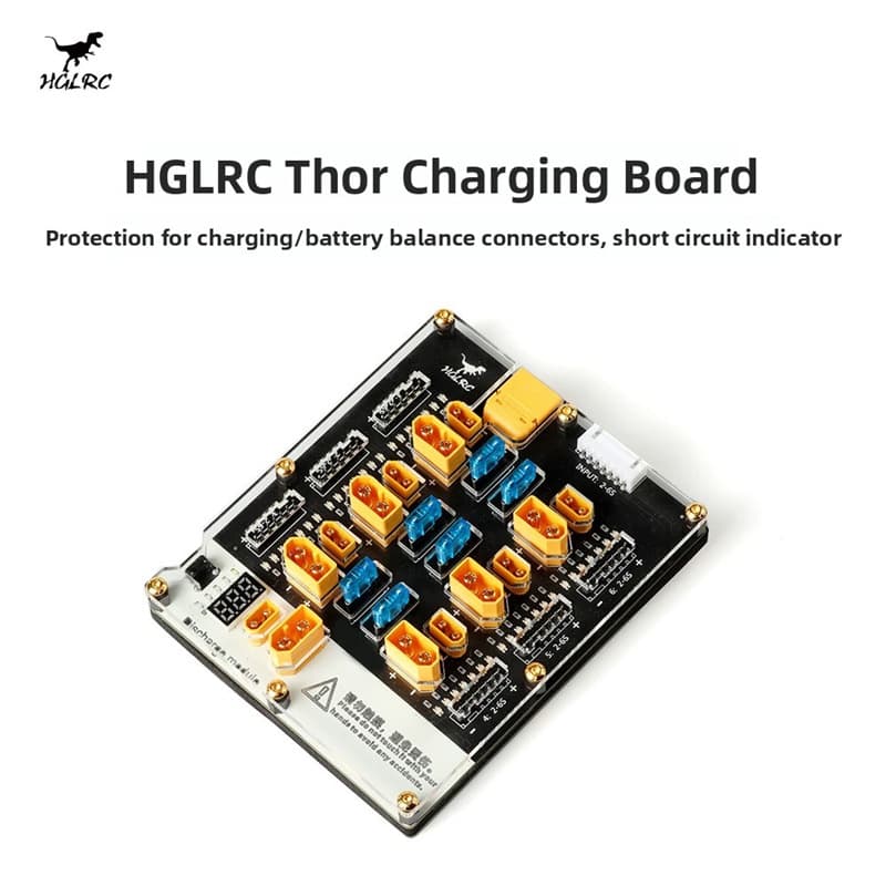 HGLRC Thor Charger Parallel Charger for Model Aircraft 2-6s B6 Q6 D6 XT60