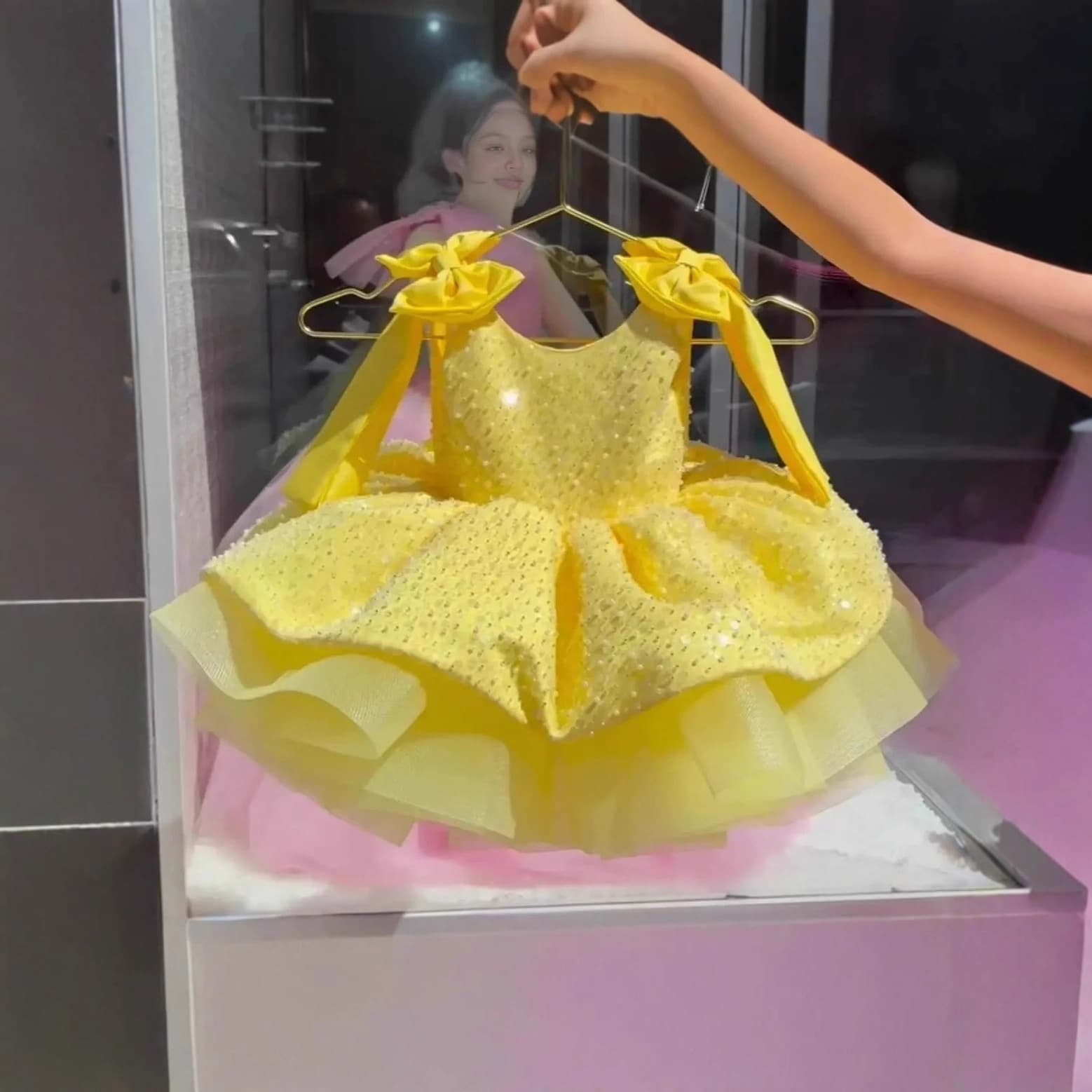 Children's dress birthday party baby girl one year old exquisite cute princess dress AliExpress Children's Day performance tutu skirt