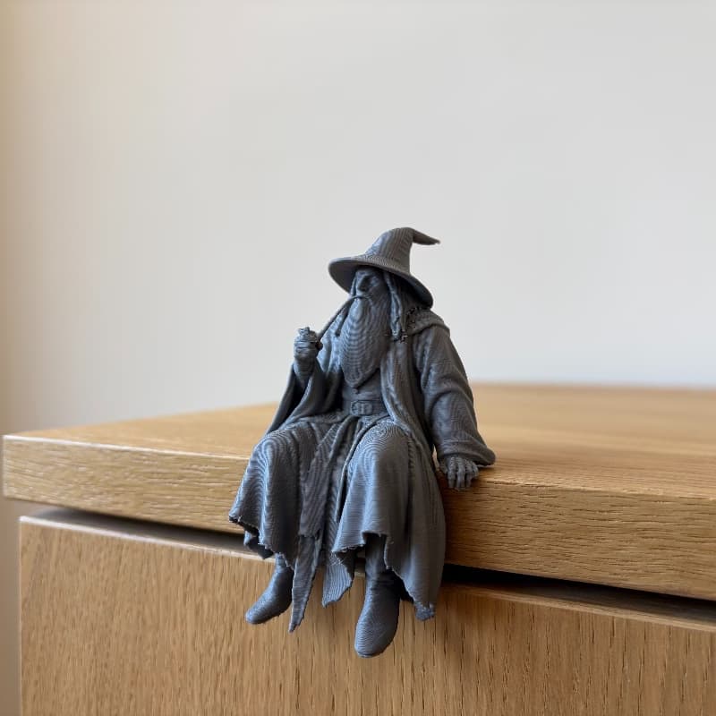 Cross-border best-selling wizard sitting posture desktop ornaments, desktop edge, bookshelf, monitor edge decorative ornaments