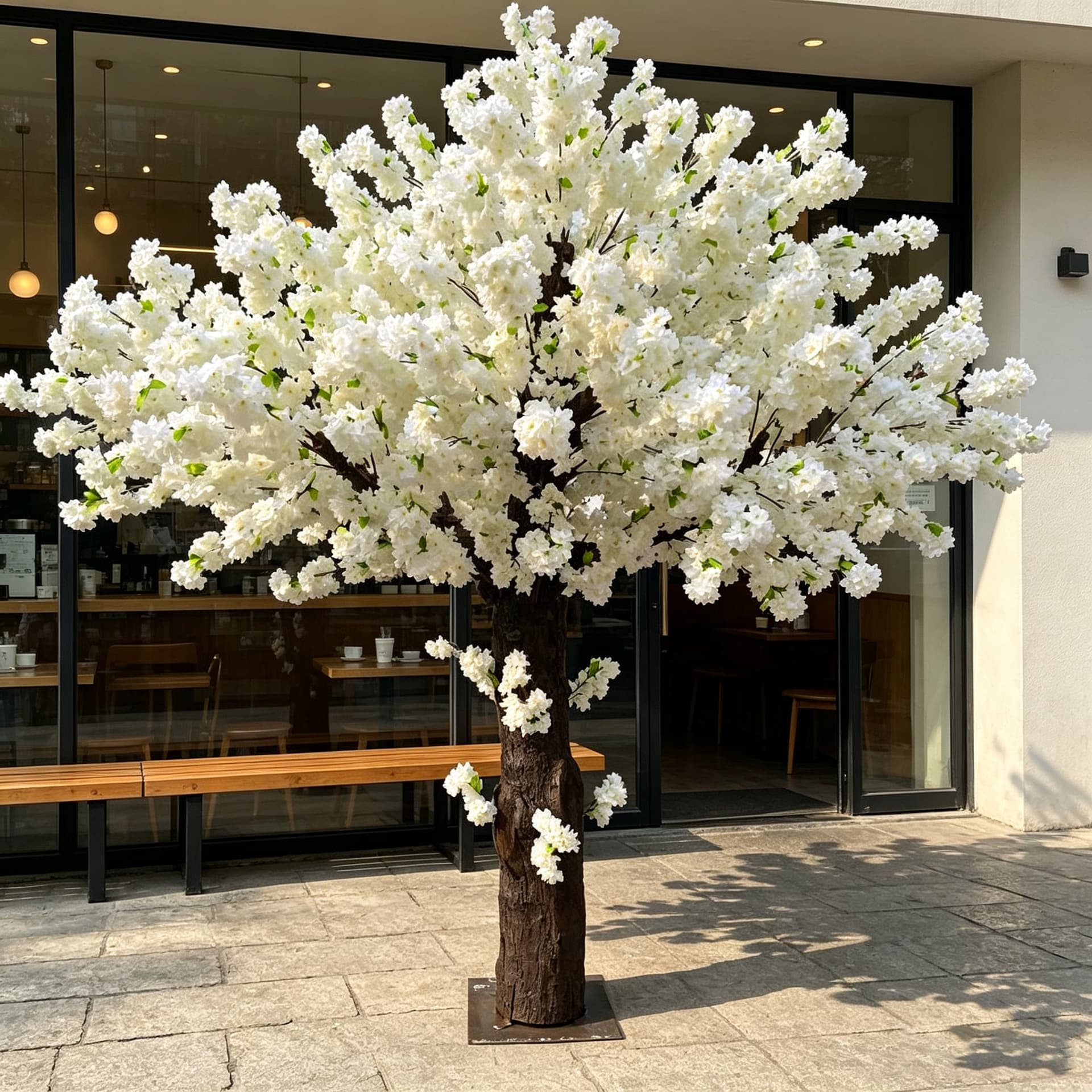 Simulated cherry blossom tree wedding large Internet celebrity wishing tree indoor landscaping decoration fake tree peach blossom tree simulated flower fake tree