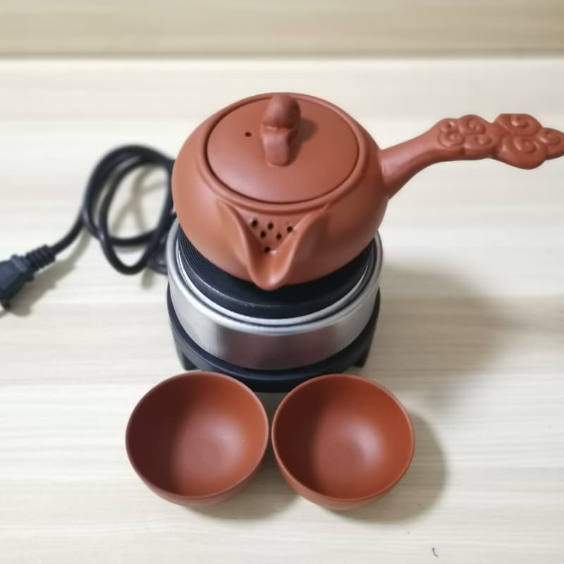 Gansu Pot Tea Brewer, Tea Simmering Pot, Electric Stove, Household Coffee Maker for Longnan, Tianshui, Xihe, Ningxia