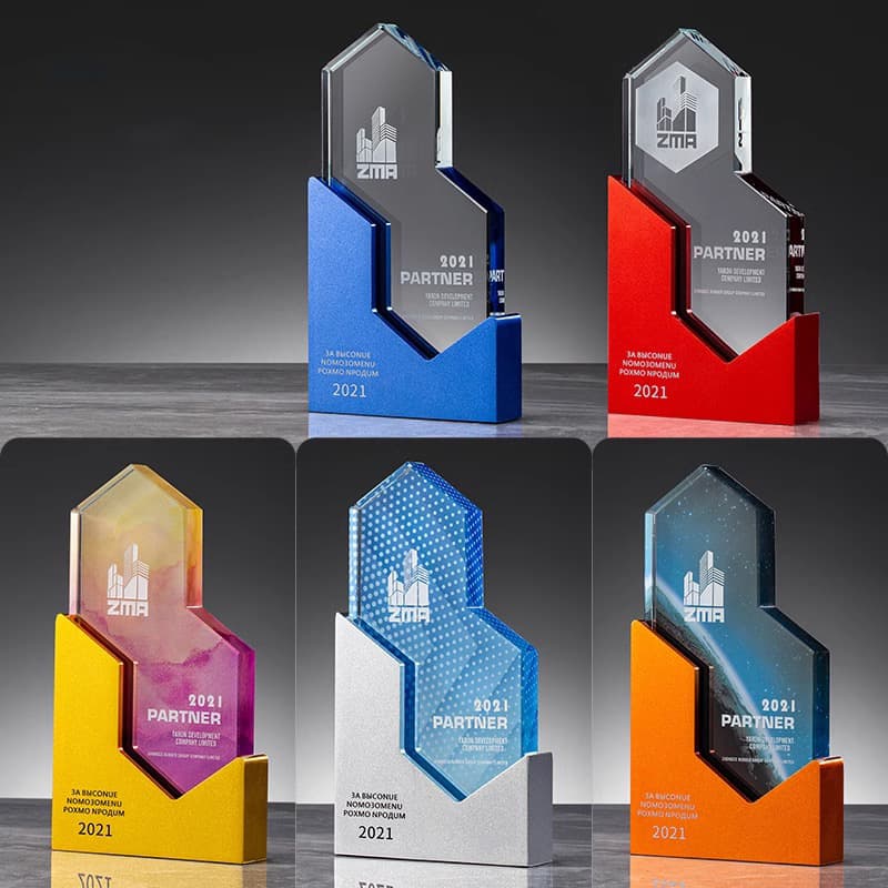 Customized Crystal Metal Trophy Premium Trophy