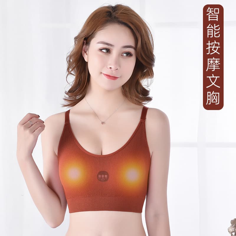 Amazon Cross-Border New Electric Chest Massager Smart Breast Massage Bra Removable Massager Wholesale