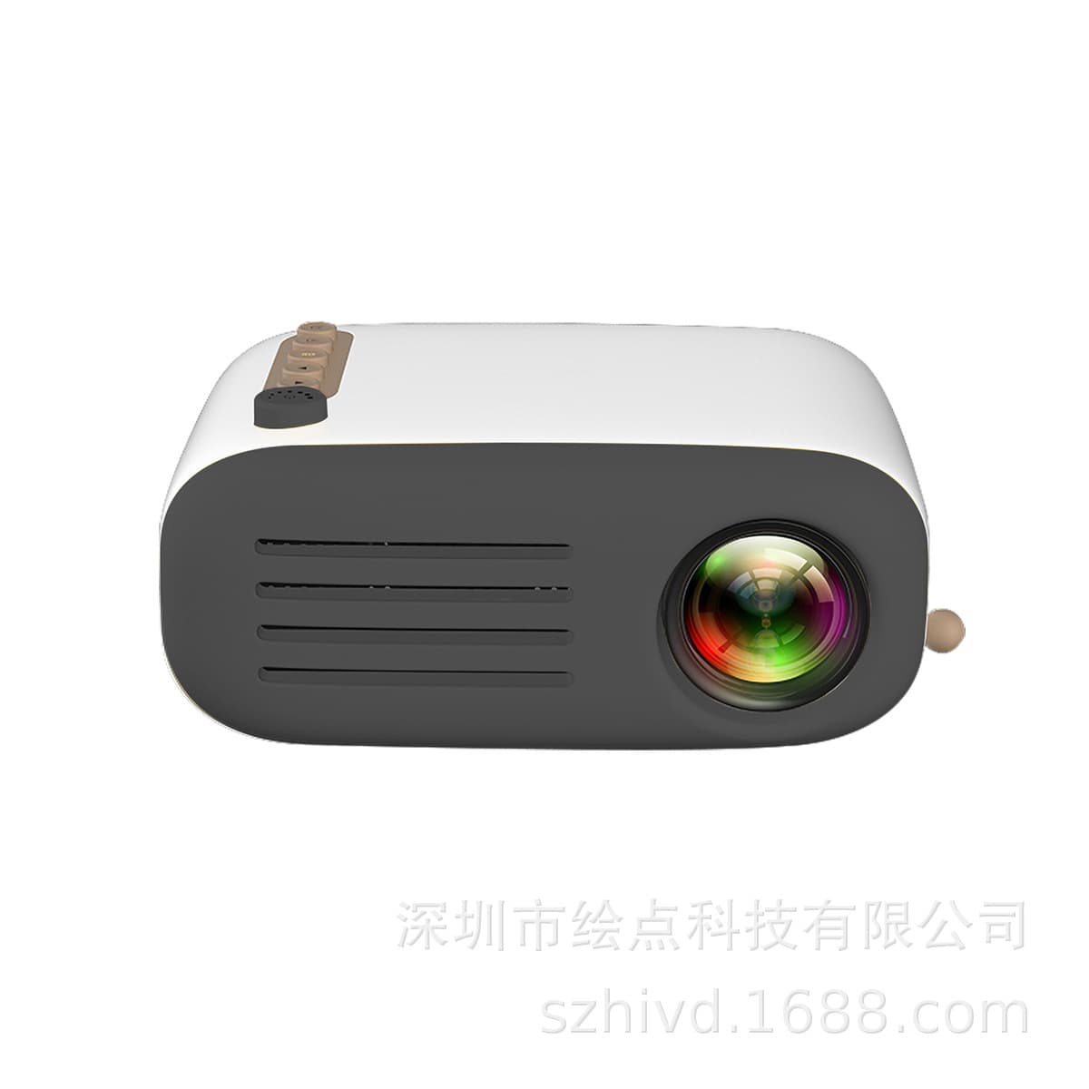 New YG200 portable mini projector for home use, LED high-definition 1080P, wholesale.