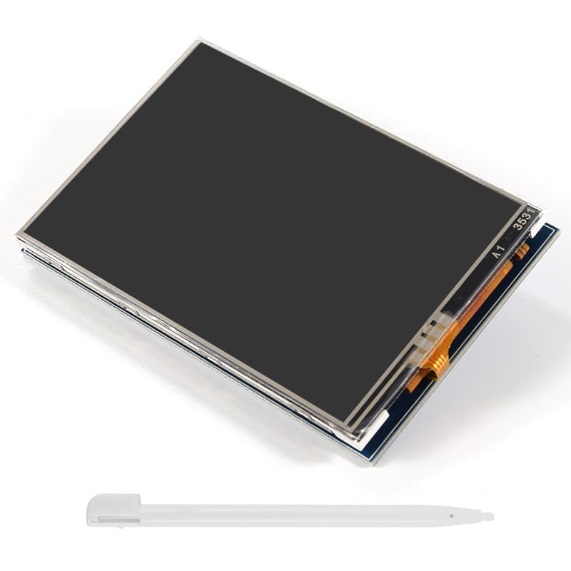Raspberry Pi 4 Model B 3.5-inch Display Compatible with Zero2W/3B/4B Resistive Touch Screen