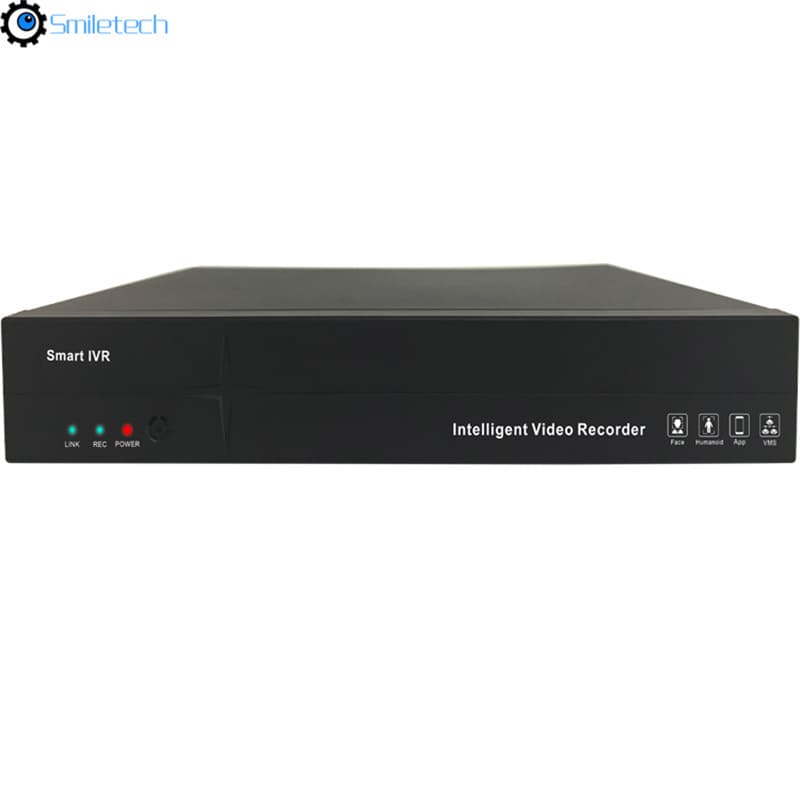 Security Video Surveillance Host H.265 4K 8MP POE Smart Network Video Recorder