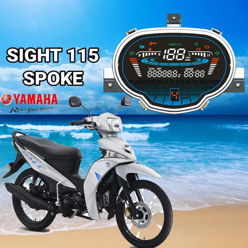 Compatible with YAMAHA SIGHT115 motorcycle Criptón T 115 meter electronic modification odometer
