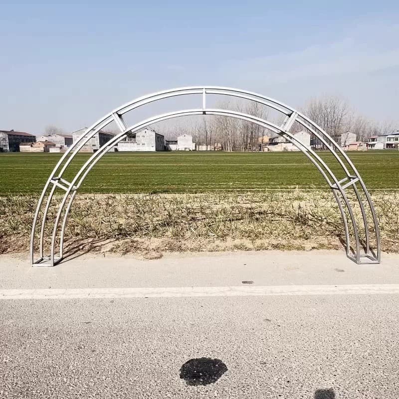 Semi-circle party decoration props arch curved truss wedding wrought iron wedding ceiling shelf wedding layout