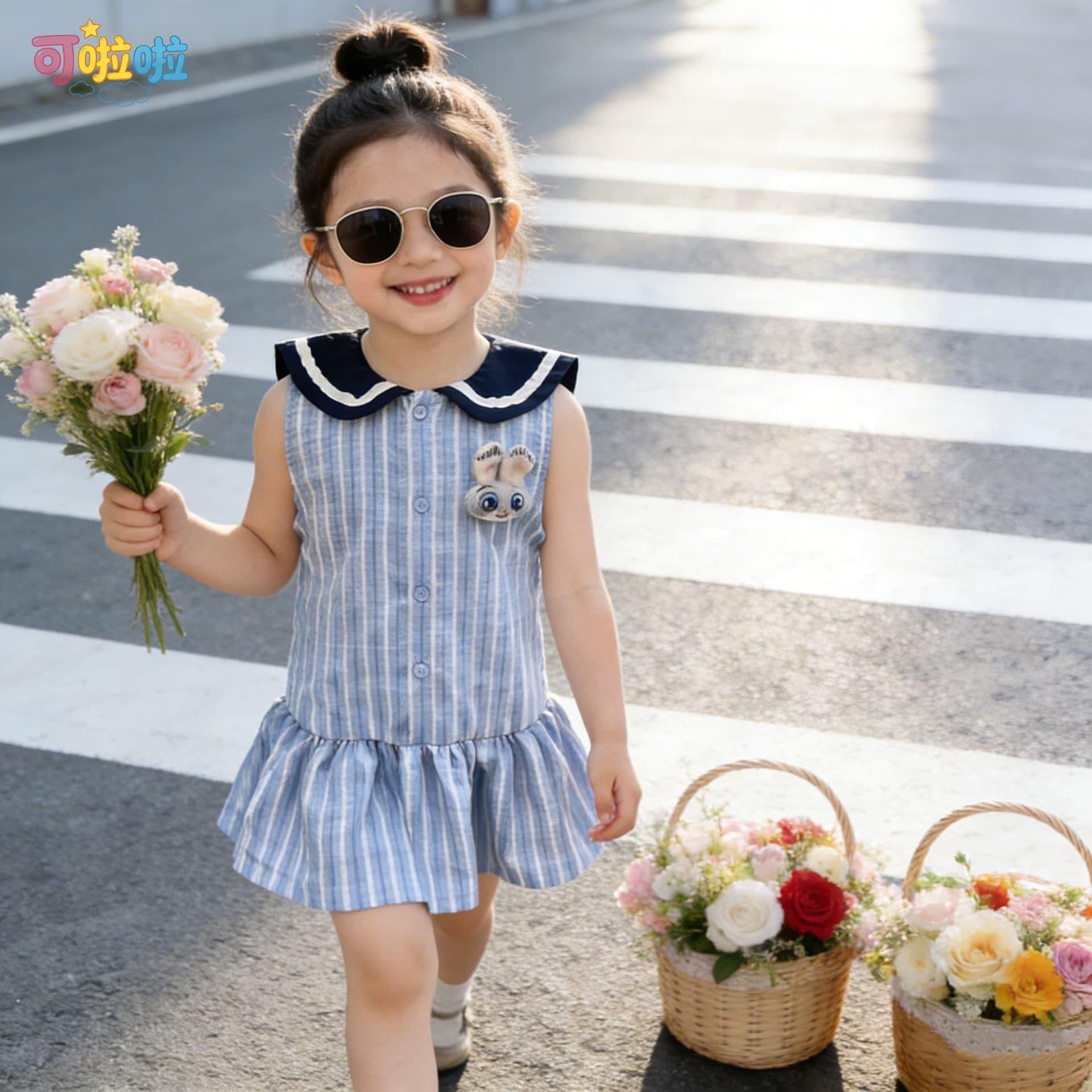 Girls Summer Dress New Style Comfortable Versatile Baby Girl Dress Little Girl Princess Dress Children's Vest Dress