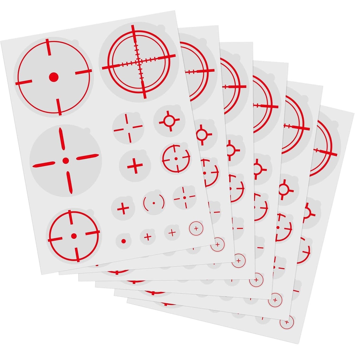 Transparent Crosshair Stickers for Shooting Games TV Mobile Phone