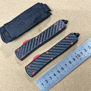 Cross-border Hot Selling Microtech UTX-85 OTF Outdoor Tool Multi-functional EDC Accessory Aluminum Carbon Fiber Handle
