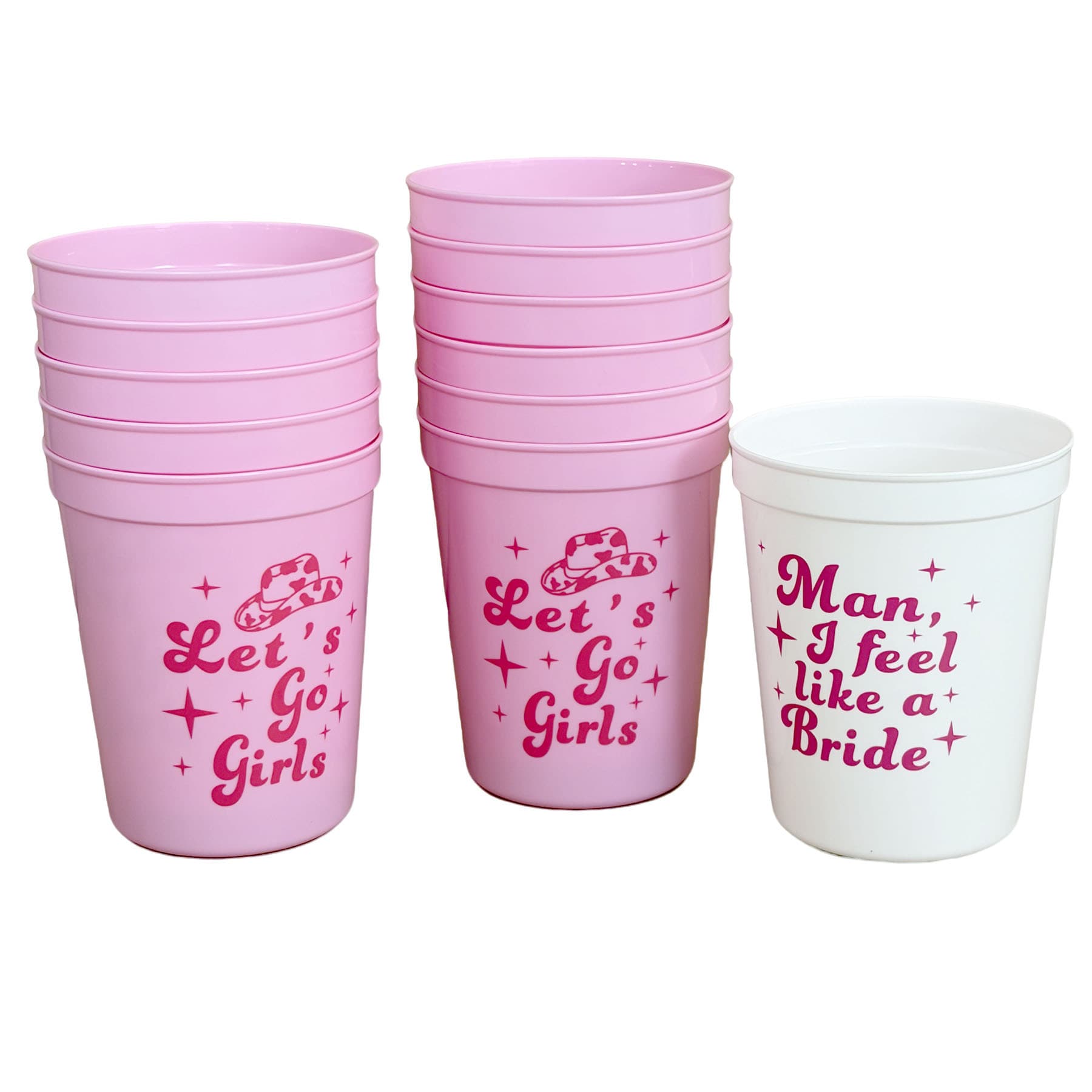 16OZ Wedding Bachelorette Party Bride Bridesmaid Plastic Cup Disco Bride Disco Bride Party Drink Cup