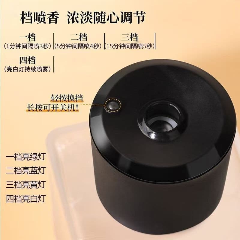 Aroma Spray Head Smart Automatic Diffuser Long-Lasting Fragrance for Car, Hotel, Bedroom, Toilet Deodorization