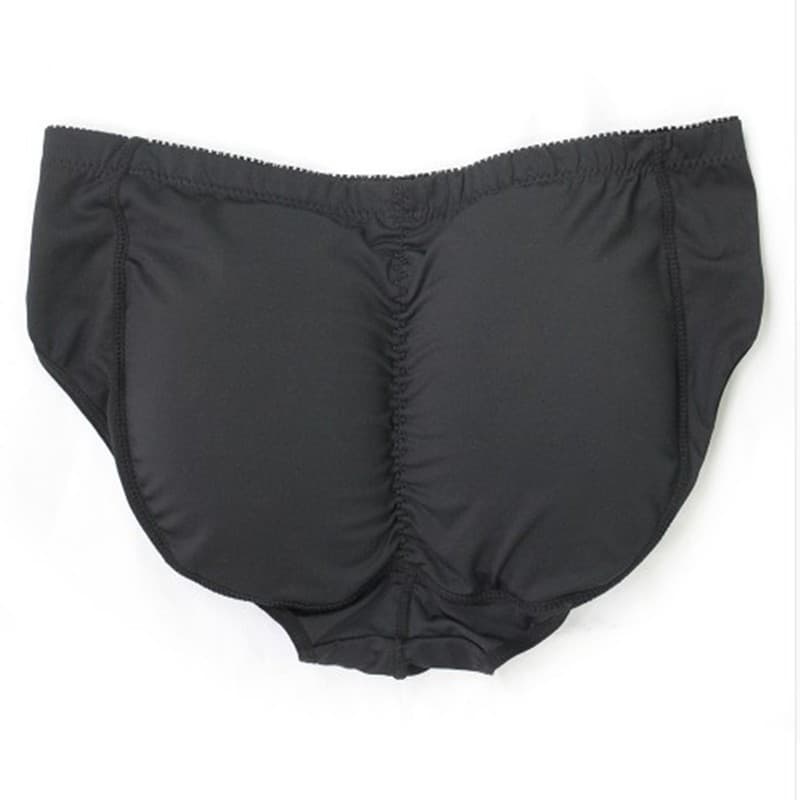 Cross-border men's sexy triangle briefs with sponge padding for lifting and shaping buttocks.