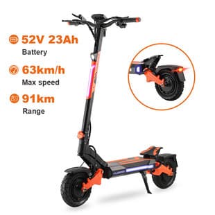 KUGOO F3 Pro Max Electric Scooter for Adults 85km Range 52V 23Ah Battery Electric Scooter