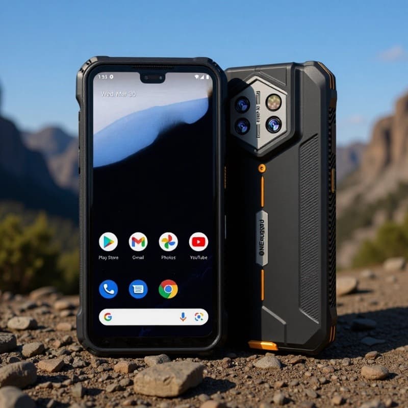 Rugged handheld terminal with IP68 protection, NC card reader, long battery life, Android barcode scanner, long-distance scanning, explosion-proof PDA.