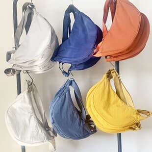 U-Style Cross-border Nylon Bag Japanese Style Crescent Bag Dumpling Bag Underarm Bag Shoulder Bag Lightweight Adjustable Unisex