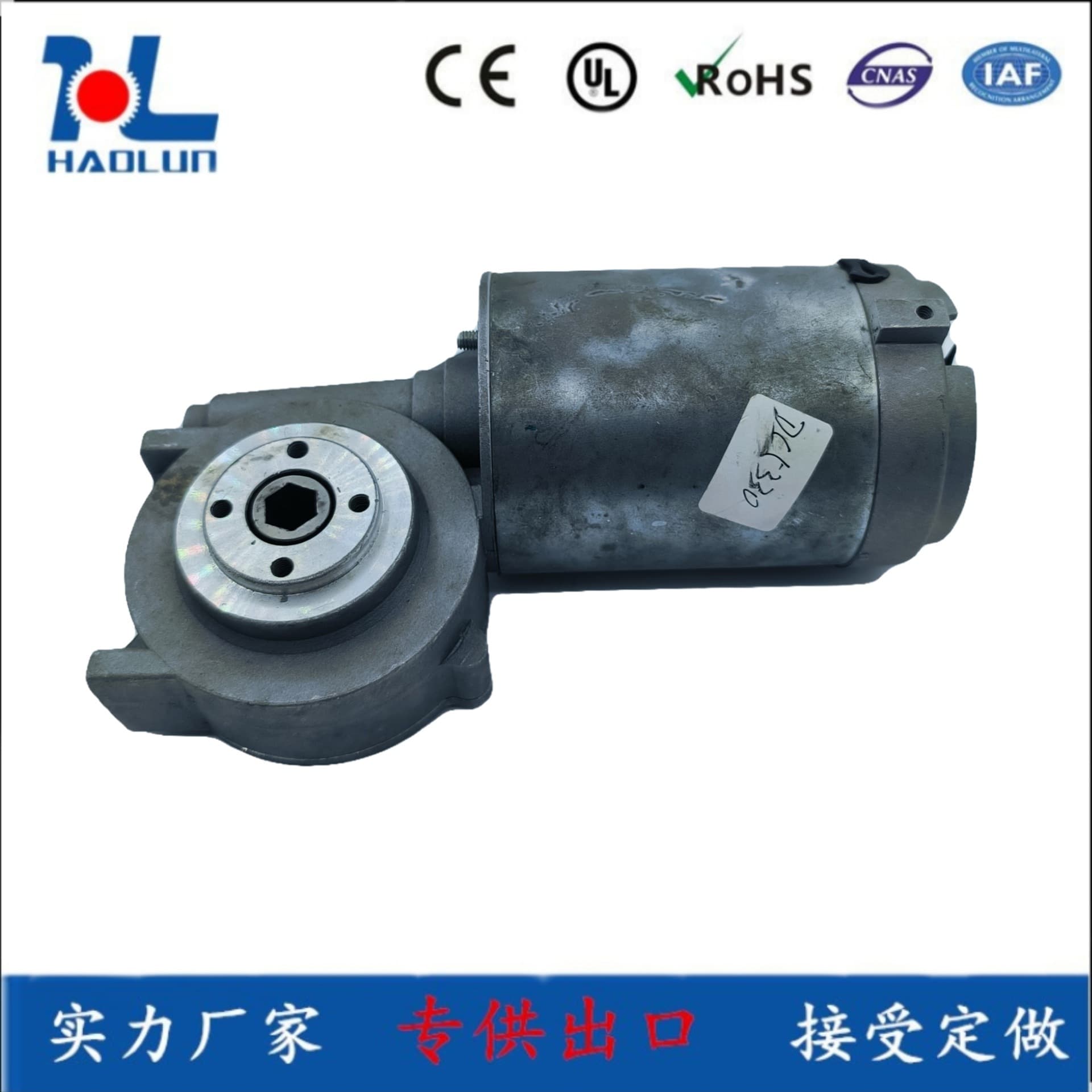 63 Series Turbine Dual-Shaft Motor Worm Gear Reduction Motor DC Motor Adjustable Speed 12V/24V
