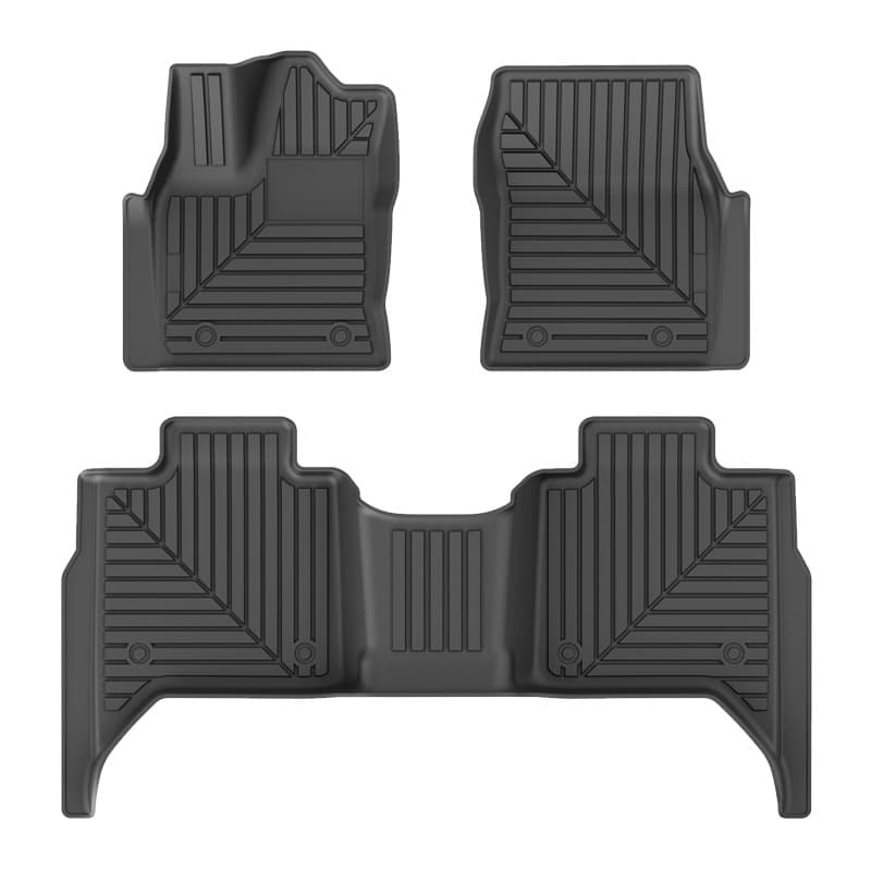 Waterproof TPE Car Floor Mats and Trunk Mat for 2022-2025 Toyota Tundra