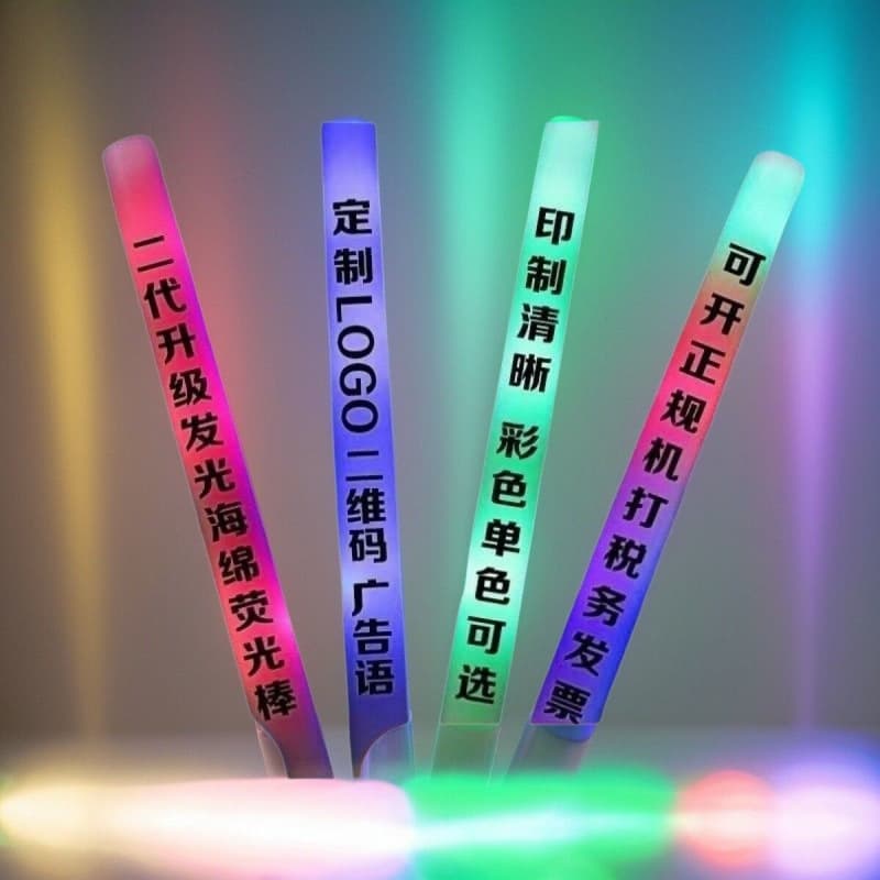 Colorful Glow Sticks for Concerts, Bars, Cheering, Artistic Evenings, Atmosphere Sticks Wholesale