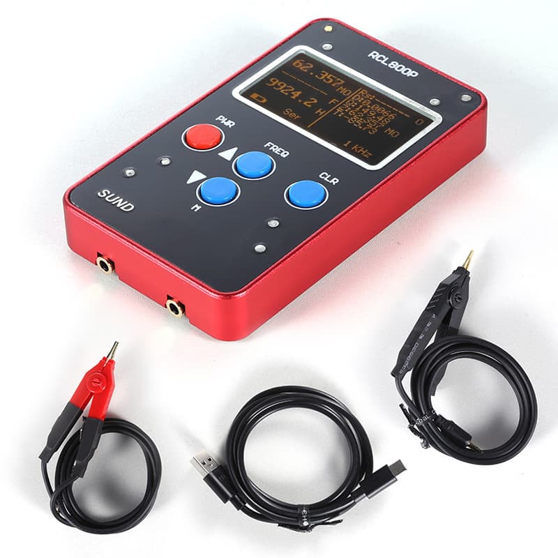 Digital Bridge Handheld RCL800P Mini Ultra-Thin Precision Digital Bridge Resistance Capacitance Inductance Meter ESR Meter