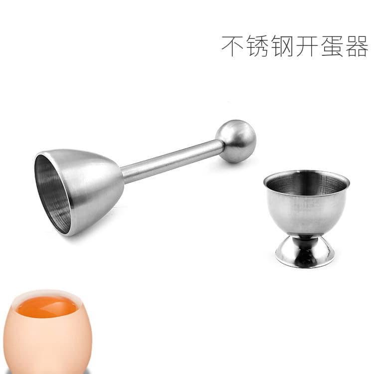 Egg Opener Creative Egg Shell Cutter Spring Egg Opener Egg Holder Kitchen Tool