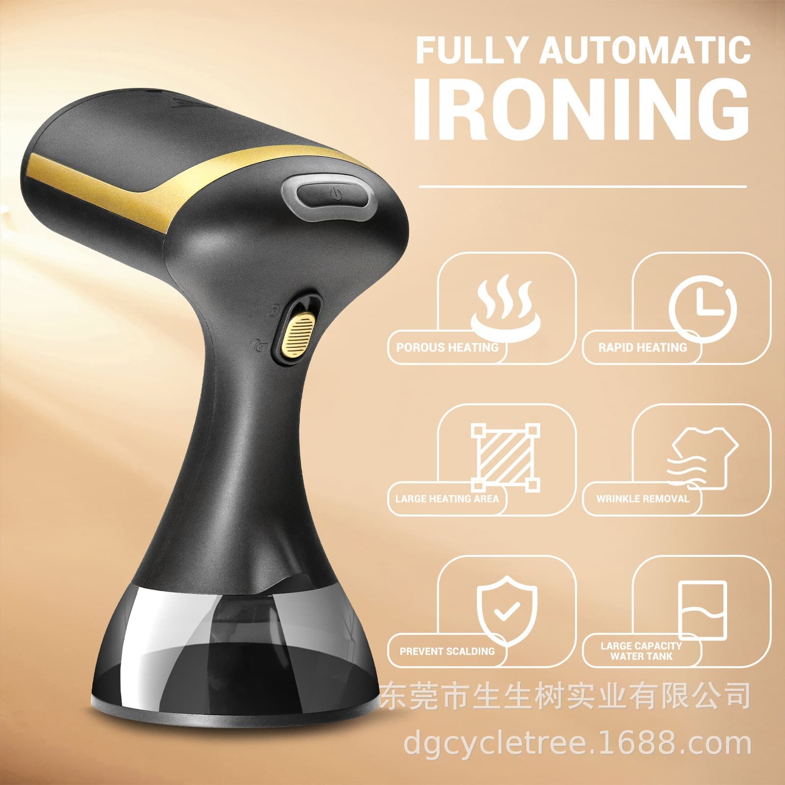 New Handheld Hanging Ironing Machine, Household Small Portable Steam Iron for Wrinkle Removal, Flat and Vertical Ironing Tool