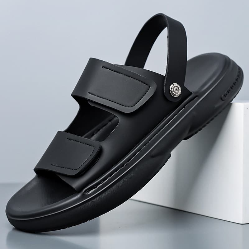 Men's Sandals 2025 New Summer Breathable Soft Sole Casual Non-Slip Outdoor Beach Sandals Dual-Purpose Driving Sandals