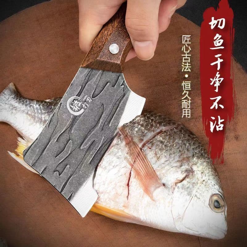 Multi-Purpose Kitchen Knife, Mini Fish Cleaning Forged Blade, Meat Slicer, Sharp Utility Knife for Home, Women's Slicing Knife