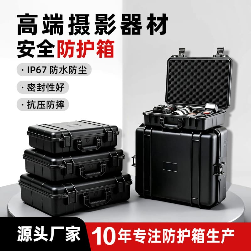 Handheld Reinforced DSLR Camera Lens Protection Case, Specialized Shockproof Protection Tool for Photography Equipment, Three-proof Box