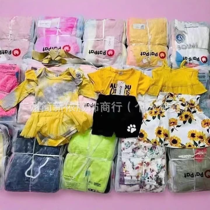 Patpat Children's Clothing Miscellaneous Supply Mixed Patpat Baby Jumpsuit Clothes Cheap Mix