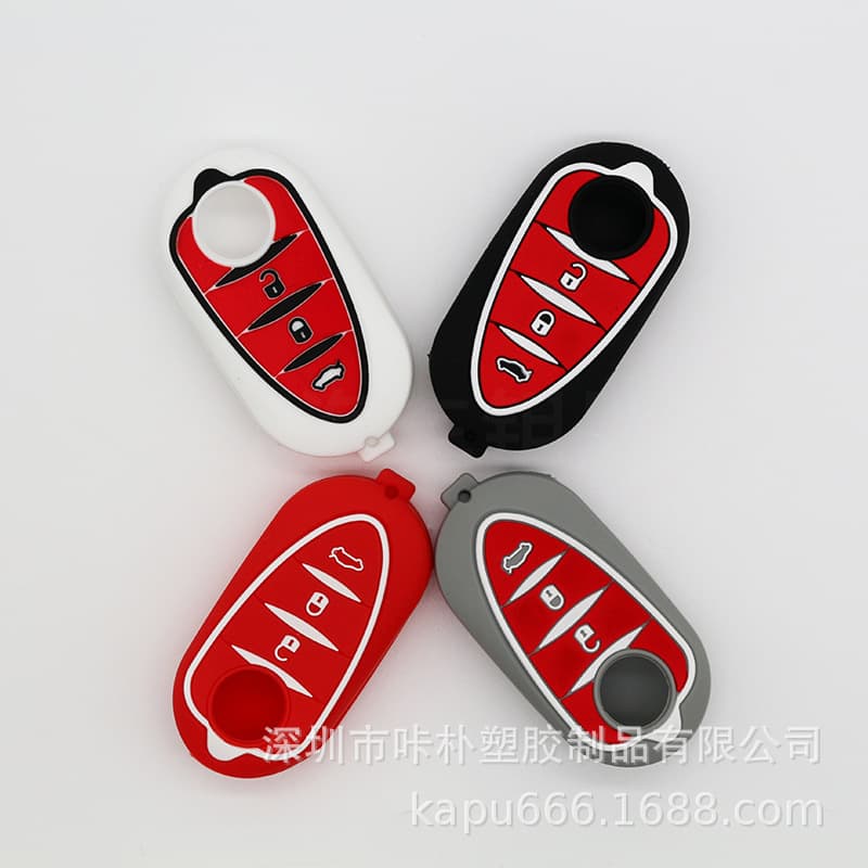 Silicone Protective Key Case Cover for Alfa Romeo Car Key Fob, Wholesale
