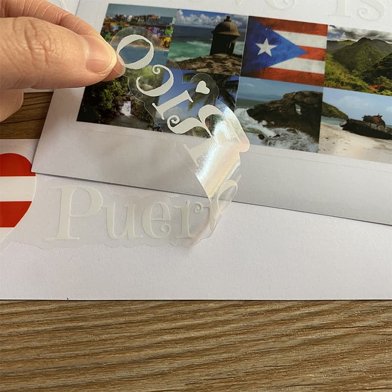 UV Color Printing Transparent Stickers, Car Transparent PVC Stickers, Foreign Trade Quality
