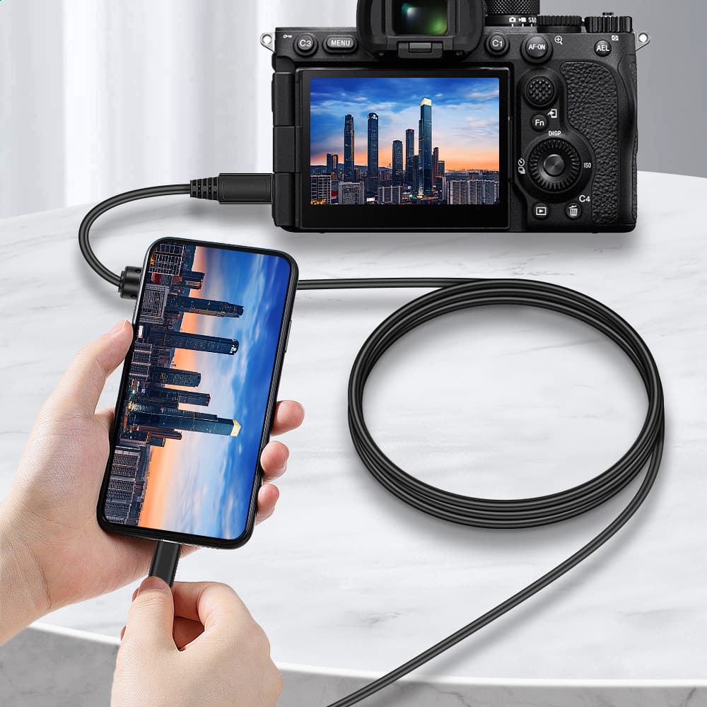 Suitable for Sony, Casio, Canon, Nikon, Fuji camera micro interface to TYPE-C mobile phone OTG cable