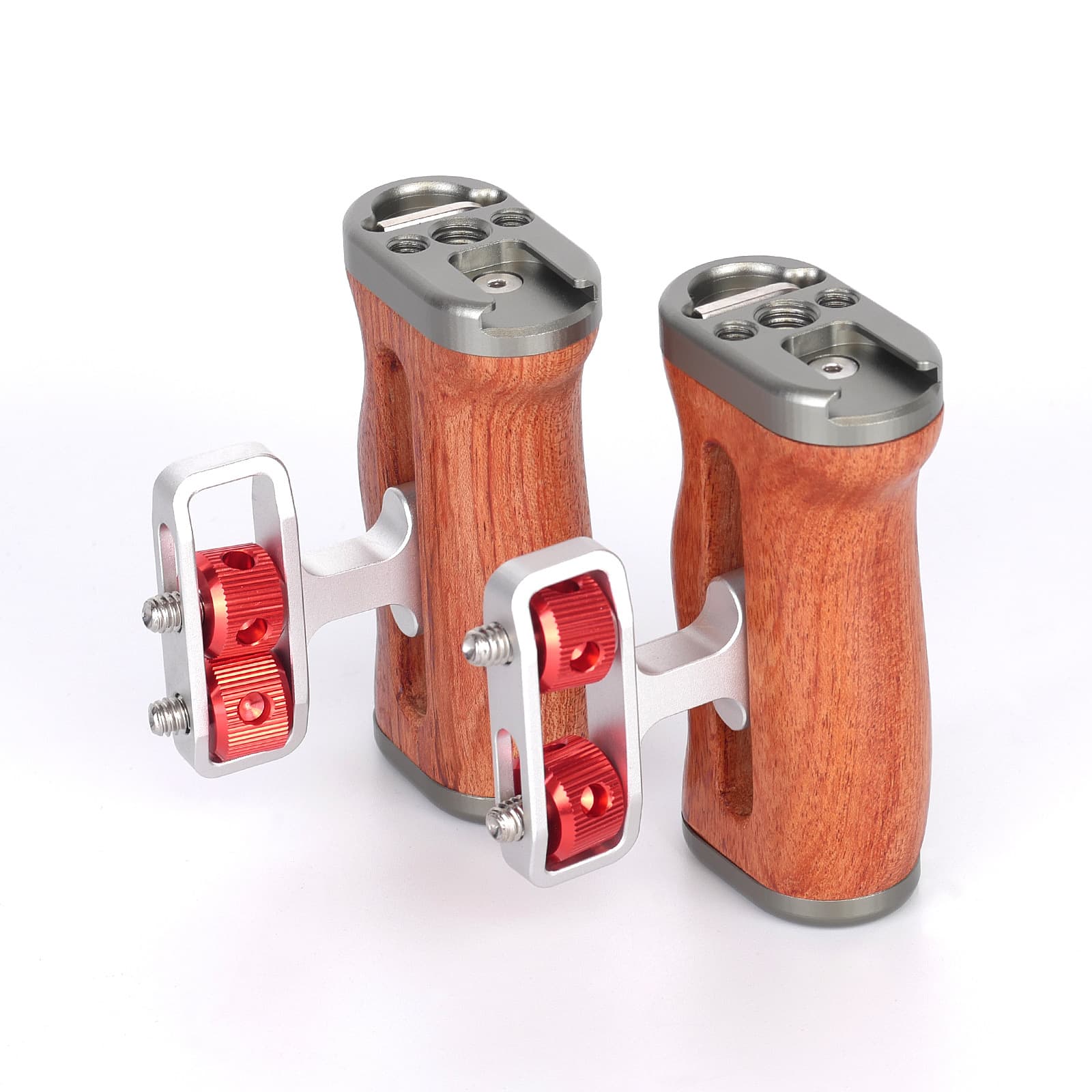 Upgraded Camera Cage Solid Wood Handle, DSLR Cage, Mirrorless Cage, Mobile Photography Cage